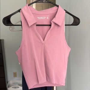 Women's Pink Sleeveless Top